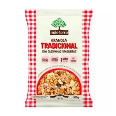 Granola Tradicional Com Castanhas Brasileiras Mãe Terra 800g, 800g, Ca