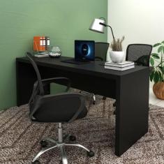 Mesa Para Escritório 180cm Me4185 Preto Tecnomobili