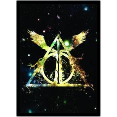 Quadro Decorativo Harry Potter Cinema Filmes Geek Moldura G1