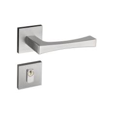 Fechadura Externa Pado Vivaldi Roseta Quadrada Escovada 55mm