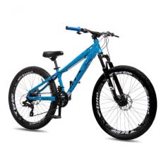 Bicicleta Freeride Krw Aro 26 Freio A Disco 24 Velocidades - Azul/preto - Tu Azul/preto
