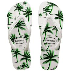 Chinelo Havaianas Aloha Branco E Verde