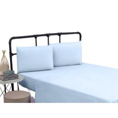 Lençol Casal Algodão 200 Fios Forro de Cama Box Sem Elástico Virol - N