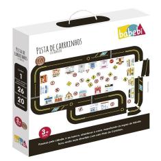 Pista de carrinhos brinquedo infantil educatico em madeira