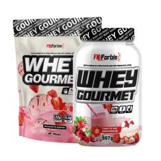 Kit Pote + Refil Whey Protein Gourmet - FN Forbis Nutrition, Único, Mi