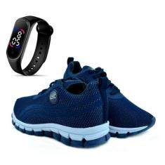 Kit Tênis Lege 23 Infantil para Escola e Dia a Dia + Relógio Led, Mari