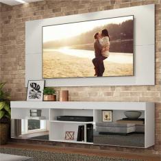 Painel TV 65" c/ Rack Suspenso e Espelho Flórida Multimóveis
