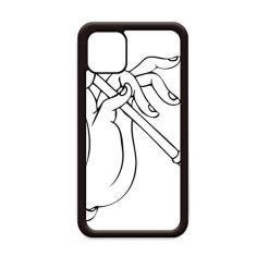 Capa Culture Hand Stick Line Desenho Padrão para iPhone 11 Pro Max para Apple Mobile Case Shell