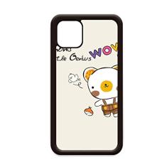 Capa com estampa de urso e frutas para iPhone 12 Pro Max para Apple Mini Mobile Case Shell