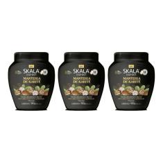 Creme Skala 1Kg Manteiga De Karite-Kit C/3Un