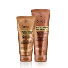 Eudora Siage Kit Shampoo e Condicionador Nutri Óleos Poderosos