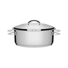Caçarola Rasa Inox Fundo Triplo Solar 24cm 4,7l Tramontina