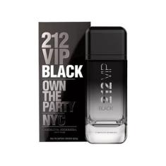 Perfume Masculino 212 VIP Black Carolina Herrera Eau de Parfum 200mL, 