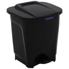 Lixeira Tramontina T-Force 15L Em Polipropileno Preto