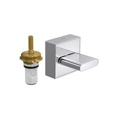 Acabamento para Registro de Pressão até 1" com Mecanismo 1/2 Volta Polo Deca Cromado