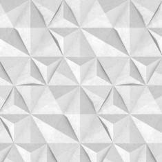 Papel De Parede 3D Losango Pirâmide Autocolante Decorativo