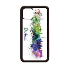 Capa Dubai The United Arab Emirates City para iPhone 12 Pro Max para Apple Mini Mobile Case Shell