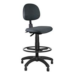 Cadeira Caixa Ergonômica NR17 Jserrano Cinza com Preto - ULTRA Móveis