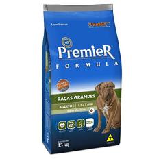 Ração Premier Fórmula para Cães Adultos de Raças Grandes Sabor Cordeiro, 15kg Premier Pet Raça Adulto,