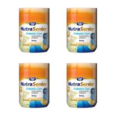 Kit 4X Nutra Senior Adulto 50+ Diabetics Care Complemento Alimentar 80
