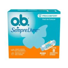 Absorvente Interno O.B. ProComfort Super - 8 Unidades, 1 Pacote com 8 
