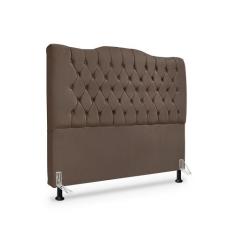 Cabeceira de Cama Box Casal 140 cm Dunas - Mallu Estofados, Marrom