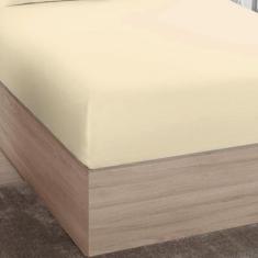 Lençol Avulso Solteiro Elástico Algodão Premium Perola