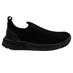 Tênis Ortopédico Super Leve Conforto Esporão Diabético - Zeus, Preto, 