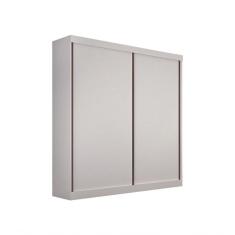Guarda Roupa Solteiro São Paulo 2 Portas 3 Gavetas 100% MDF Branco Leifer Móveis
