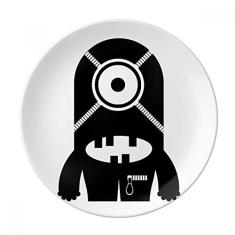 Prato alienígena monstro alienígena decorativo de porcelana salver talheres, prato de jantar