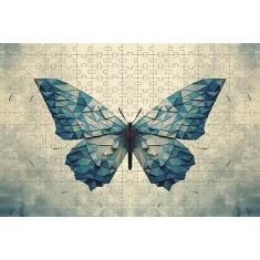 Quebra-Cabeça Cognitivo Borboleta Azul 300 peças