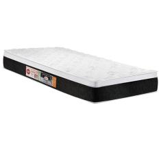 Colchão Solteiro Espuma D45 Black White Air Euro Pillow (78x188x23)