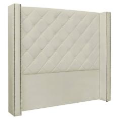 Cabeceira Cama Box Casal Queen Size Alteza 160Cm Bege