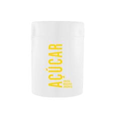 Pote para Açúcar 0,8 L Inox Branco Attuale