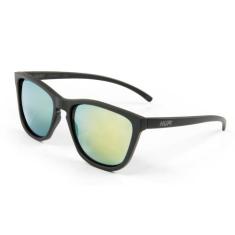 Óculos de Sol HUPI Paso Armação Preto Fosco Lente Verde Espelhado, Pre
