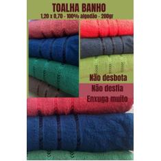 Toalha de Banho Simples 100% Algodão - BRUNA ENXOVAIS