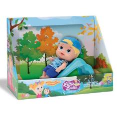 Boneco Little Dolls Playground Menino Com Escorregador