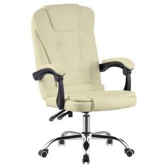 Cadeira De Escrit rio Presidente Base Cromada Com Rodinha For