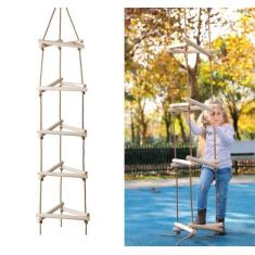 Balanço Infantil - Escalada Fitness - em Madeira e Corda - totagmarcen