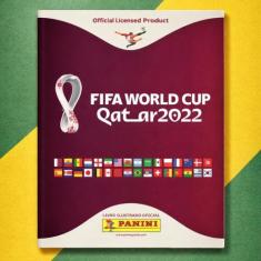 Livro - Álbum Capa Brochura Copa Do Mundo Qatar 2022 - Panini