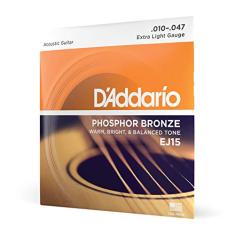 ENCORDOAMENTO VIOLÃO AÇO EJ15 - D'ADDARIO