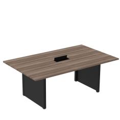 Mesa de Reunião 2000x1400 Mrcpb2014pp Walnut/Preto