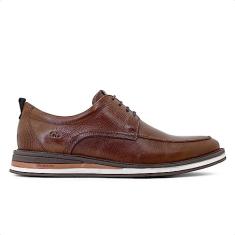 Democrata Sapato Metropolitan Type Conhaque - Marrom, 37 (EU) - Adulto Unissex - Caminhada - Casual