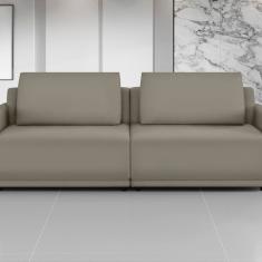 Sofá 2 Lugares 240 Cm Apolo Veludo Castor