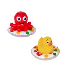 Patinho Amarelo ou Polvo Brinquedo de Banho Alegre Vila Toy Brinquedo 