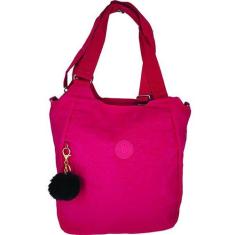 Bolsa Tactel Transversal e Ombro 9323 - By Ello, Pink