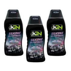 Kit 03 silicone automotivo gel perfumado para carro premium - KN