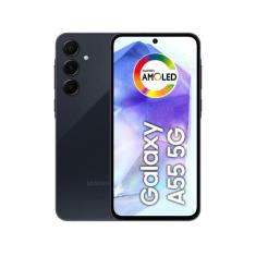 Smartphone Samsung Galaxy A55 128GB Azul Escuro 5G 8GB RAM 6,6" Câm. T