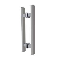 Puxador Para Porta Em Aço Inox Acetinado 450mm PR4171 Linha Premium - Ducon Metais