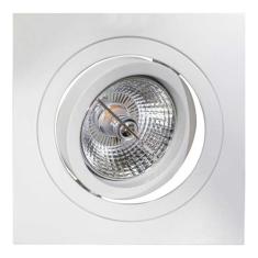 6x Spot Ecco Quadrado Rente Embutir Gu10 P/ Ar70 Bella St1842 - Bella 